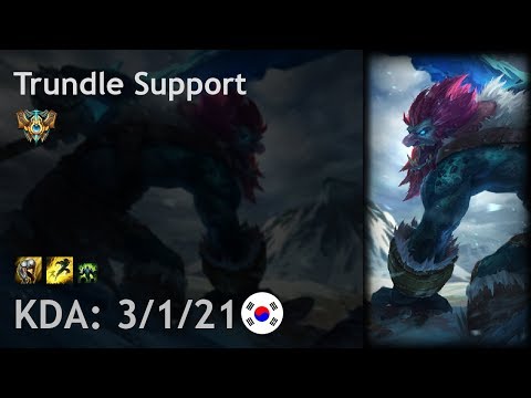 Trundle Support vs Thresh - KR Challenger Patch 7.15