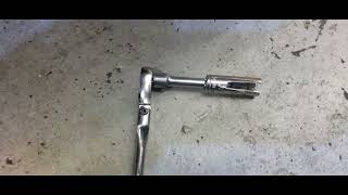 06-09 Chevy Trailblazer coolant temperature sensor replacement.