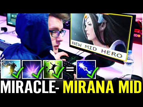 MIRACLE MIRANA MID!!? WTF Imba ARROW SET UP - Try Hard New MID HERO Carry Build Dota 2 Pro Gameplay