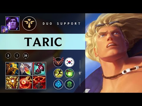 Taric Support vs Bard - KR Grandmaster Patch 25.23