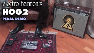 Video thumbnail for Wade Schuman and Hazmat Modine Use the HOG2 Harmonic Octave Generator (EHX Pedal Demo) by EHX