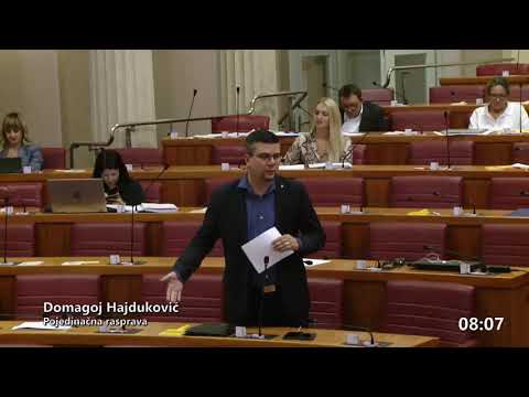 Hajduković: Ovo je inverzija, da ne kažem perverzija, svega onoga što bi izborni zakon trebao biti