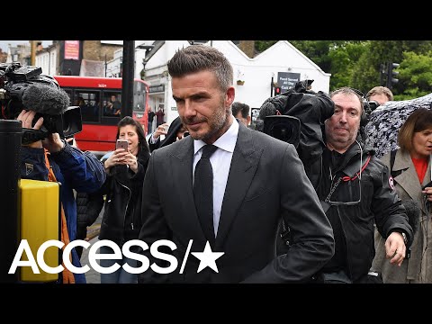 David Beckham Banned From Driving For 6 Months After Using His Cell Phone In The Car | Access