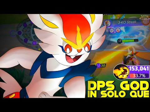 CINDERACE AGAIN DESTROYING SOLO QUEUE BUT THIS TIME WITH ...😁 | POKEMON UNITE