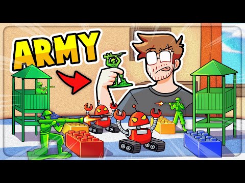 I Used TOY SOLDIERS To Defend My Base