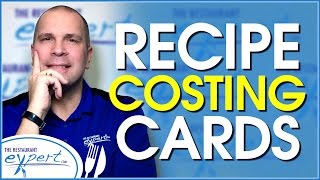 Restaurant Management Tip - How Recipe Costing Cards lower food costs today - #restaurantsystems