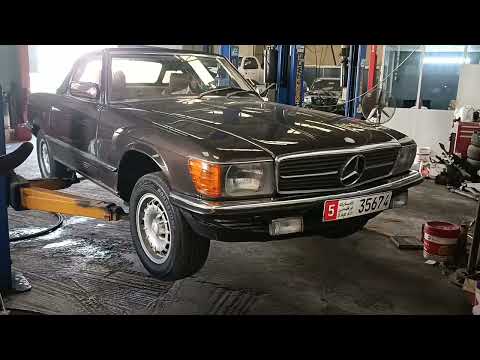 Mercedes M110 Motor -280 Fuel pump and fuel filter Change