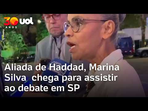 Marina Silva acompanha debate em SP e defende iniciativas de Haddad como ministro da Fazenda