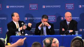 Former NSA Director Debates Journalist Involved in Snowden Leaks