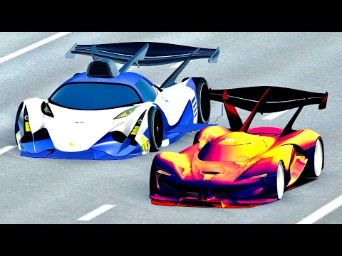 SRT Tomahawk GTR vs Devel Sixteen GTR - Drag Race 20 KM