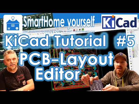 KiCad Tutorial für Anfänger #5 - Der PCB-Layout-Editor "Pcbnew" und Netzlisten