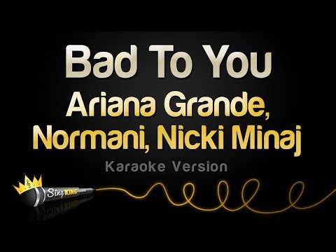 Ariana Grande, Normani, Nicki Minaj - Bad To You (from "Charlie's Angels") (Karaoke Version)