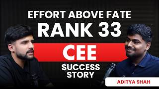 Effort above Fate : The inspiring story of Aditya Shah | CEE Success Stories | Ambition Guru