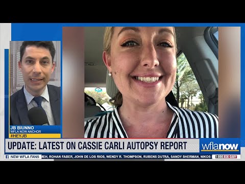 UPDATE: Cassie Carli autopsy report latest from WFLA Now's JB Biunno #HeyJB