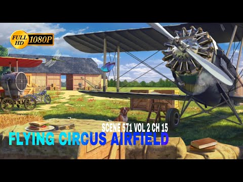June's Journey Scene 571 Vol 2 Ch 15 Flying Circus Airfield *Full Mastered Scene* HD 1080p