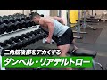 【筋トレ】ダンベル・リアデルトローのやり方 | 三角筋後部をデカくする肩トレ種目【ビーレジェンド プロテイン】