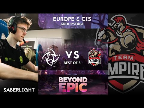 Team Empire vs Ninjas in Pyjamas Game 1 (BO3) | Beyond Epic EU & CIS