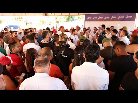 Deputado estadual Dr. Vinicius comemora entrega de obras em Aroazes