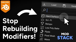 Download the video "ModStack: Save & Reuse Modifier Presets in Blender (Tutorial)"