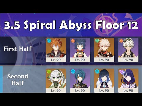 3.5 Spiral Abyss Floor 12 (International/Hyperbloom) [Genshin Impact]