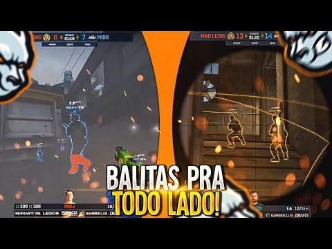 MEYERN DESTRUIU NO ROUND PISTOL + FALLEN E SUA DESTRUIÇÃO DE AWP! - MIBR x MADLIONS (TRAIN)