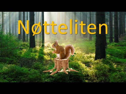 Nøtteliten - med tekst