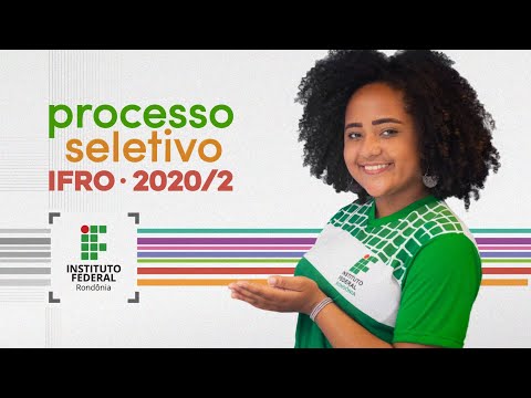 Inscrições Abertas no PROCESSO SELETIVO 2020/2 - IFRO