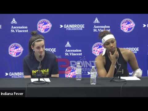Fever  Caitlin Clark & NaLyssa Smith's post-game presser after their 103-88 loss to the Seattle