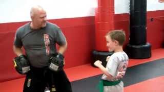 preview picture of video 'Kids MMA Drill at Defensive Edge Martial Arts Wakefield MA'