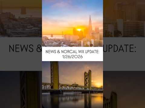 1/26/2026: #jaydenlacyreportssunrise has the #latestnews, plus #NorCal ’s #forecast.