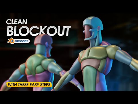 How to Create a Male Blockout Easily in Blender