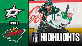 Stars vs. Wild | NHL Playoff Highlights |  Game 3 | April 22, 2026