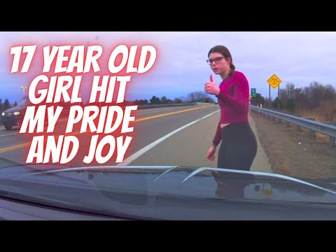 GIRL HIT MY PRIDE AND JOY - Bad drivers & Driving fails -learn how to drive 