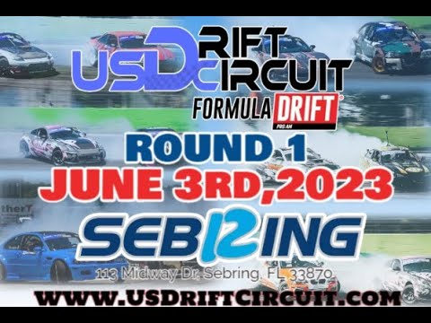 USDrift Circuit Presents: Formula Drift ProAM 2023 Round 1 At Sebring Raceway-COMPETITION