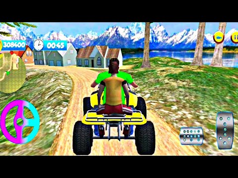 ATV Top Mountain Bike Taxi Racing Game Android Gameplay #6