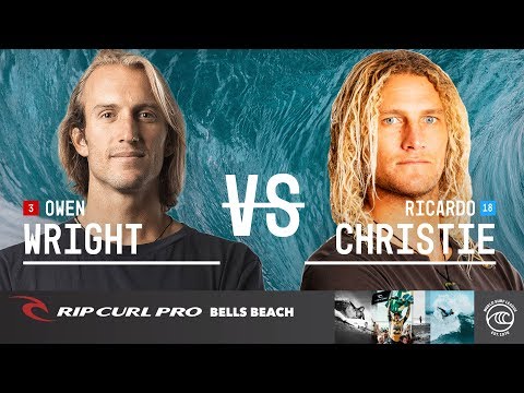Owen Wright vs. Ricardo Christie - Round of 32, Heat 11 - Rip Curl Pro Bells Beach 2019