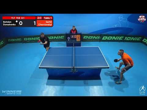 14:30 Bohdan Doroshenko  3-0 Serhii Cherniavskyi West 3 WIN CUP 22.11.2022 | TABLE TENNIS WINCUP