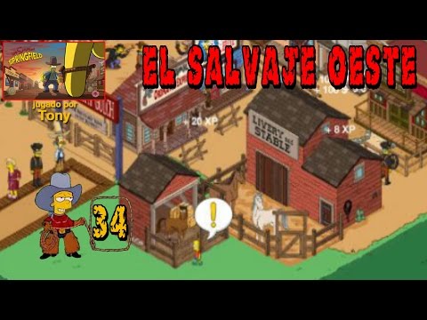 Los Simpson Springfield "El Salvaje Oeste, Cap. 34: "Las misiones de Bart y el Establo" por Tony