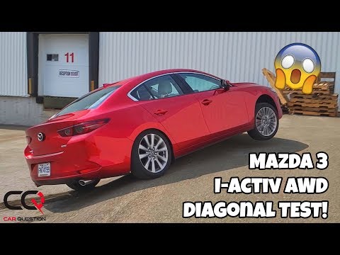 Mazda 3 i-ACTIV AWD diagonal test! | Surprise!