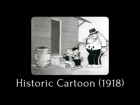 The Katzenjammer Kids: "Policy and Pie" (1918) Silent Film - HD Upscaled