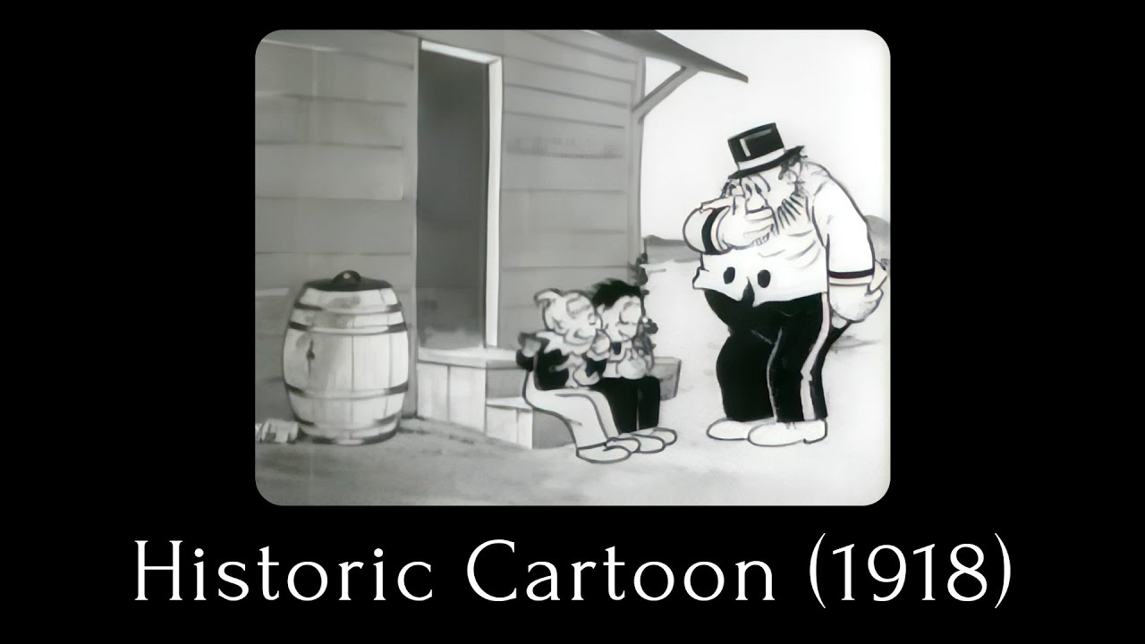 The Katzenjammer Kids: "Policy and Pie" (1918) Silent Film - HD Upscaled