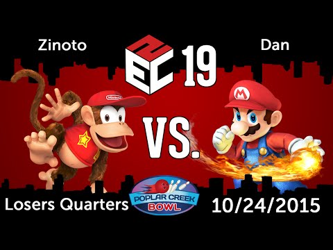 E2C 19 (Singles): Zinoto (Diddy Kong) vs. Dan (Mario) - LB