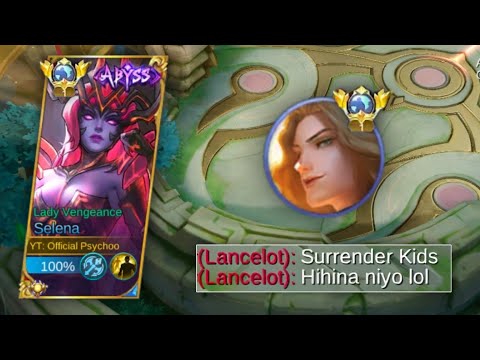 SELENA BEST EPIC COMEBACK EVER (MUST WATCH) | TOP 1 GLOBAL SELENA vs TOP 1 GLOBAL LANCELOT