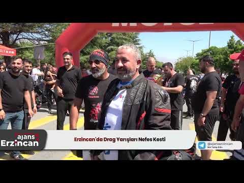 Erzincan'da Drag Yarışları Nefes Kesti