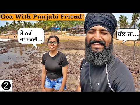 She & Me at Beach Vagator to Candolim|Punjabi Travel Vlog|Vlog|Punjabi Vlogs|Goa Vlogs 2021
