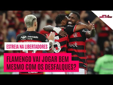 DESFALQUES E PROVÁVEL ESCALAÇÃO: BOLA ROLANDO PROJETA ESTREIA DO FLAMENGO NA LIBERTADORES