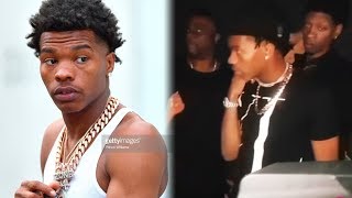 Goons Run Up On Lil Baby And Take His Chain He Then Responds