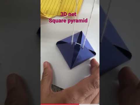 3D net…. Square pyramid