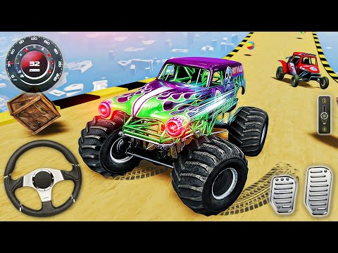 Extreme GT Monster Truck Stunt Racing - Car Mega Ramp Impossible 3D - Android GamePlay