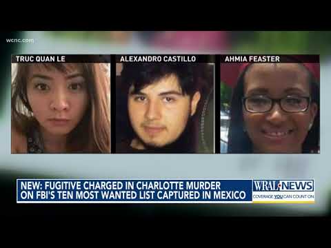 Fugitive charged in Charlotte murder on FBI's 10 Most Wanted List captured in Mexico